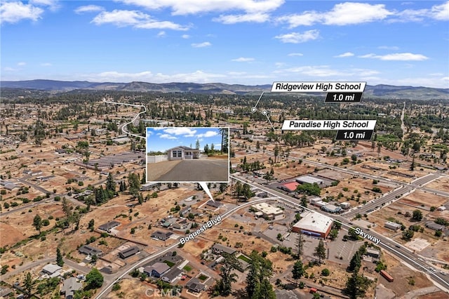 635 Boquest Blvd, Paradise, CA 95969 - bird's eye view of a mountainous background