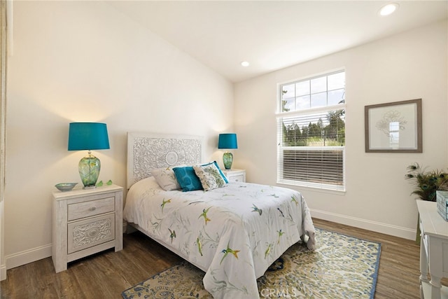 635 Boquest Blvd, Paradise, CA 95969 - bedroom with dark wood-type flooring and recessed lighting