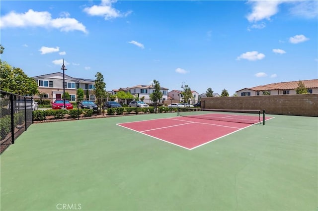 5680 Kate Way Unit 5, Fontana, CA 92336 - view of tennis court featuring a residential view and community basketball court