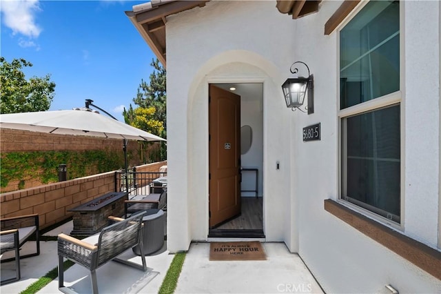 5680 Kate Way Unit 5, Fontana, CA 92336 - property entrance featuring stucco siding