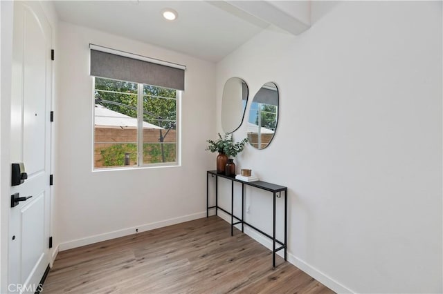 5680 Kate Way Unit 5, Fontana, CA 92336 - entryway with light wood finished floors and recessed lighting