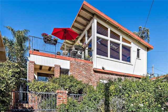 21521 Anns Ln, Laguna Beach, CA 92651 - view of home's exterior with brick siding