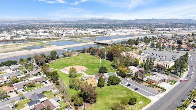 4360 E Addington Dr, Anaheim, CA 92807 - aerial view of property's location featuring a water and mountain view