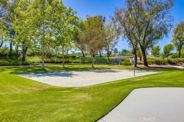 24412 Verena Ct, Mission Viejo, CA 92691 - view of home's community featuring volleyball court and a lawn