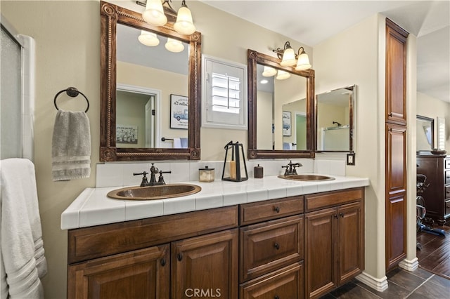 28385 Mirabelle Ln, Saugus, CA 91350 - full bathroom featuring double vanity