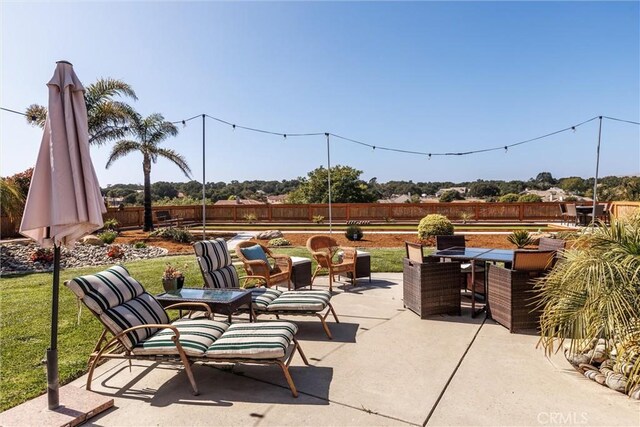 620 Camino Roble, Nipomo, CA 93444 - fenced backyard with a patio area