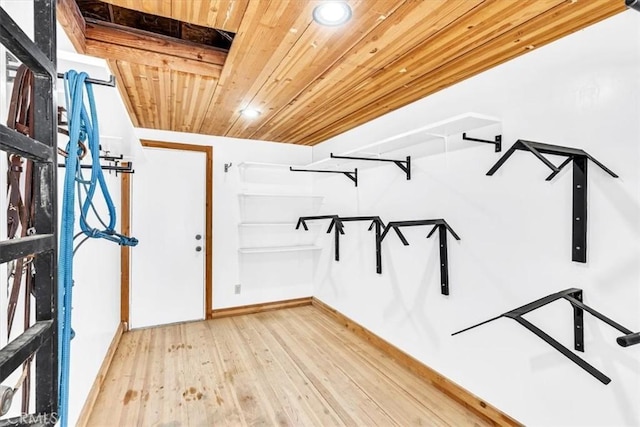 27151 Mission Hills Dr, San Juan Capistrano, CA 92675 - walk in closet with wood finished floors