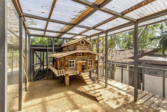 27151 Mission Hills Dr, San Juan Capistrano, CA 92675 - view of patio / terrace featuring an outdoor structure and an exterior structure