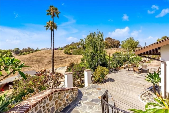 27151 Mission Hills Dr, San Juan Capistrano, CA 92675 - view of wooden terrace