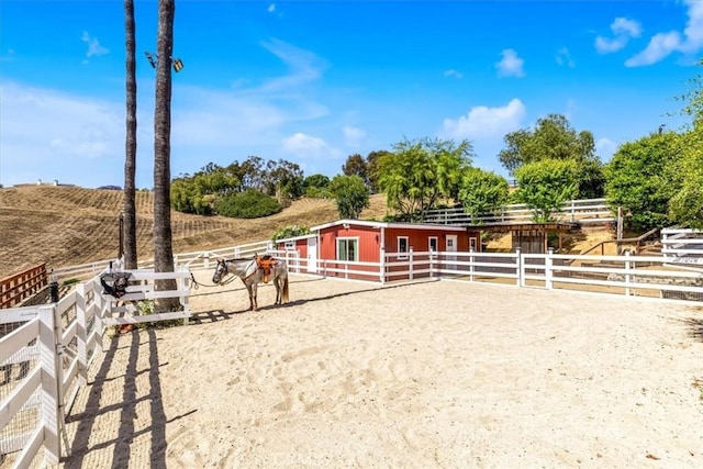 27151 Mission Hills Dr, San Juan Capistrano, CA 92675 - horse barn with a rural view