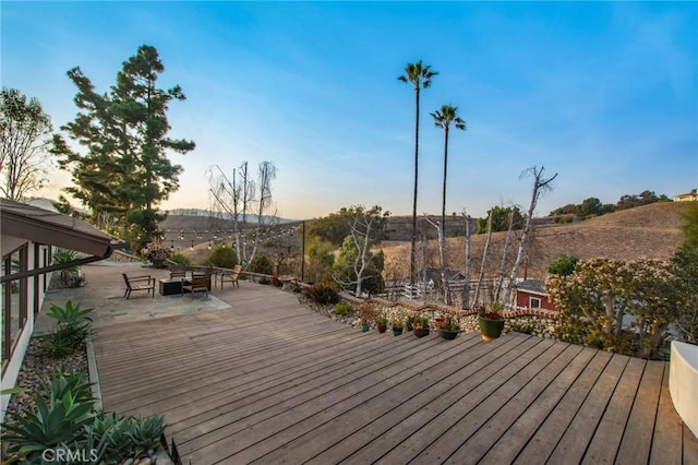 27151 Mission Hills Dr, San Juan Capistrano, CA 92675 - view of wooden deck