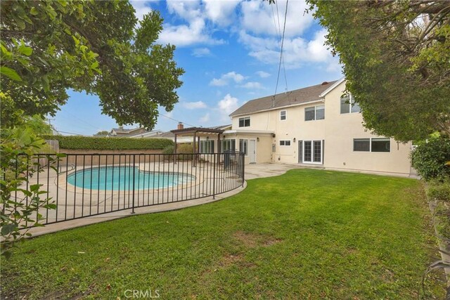 12012 Paseo Bonita, Los Alamitos, CA 90720 - view of pool with a fenced backyard, a patio, and a pergola