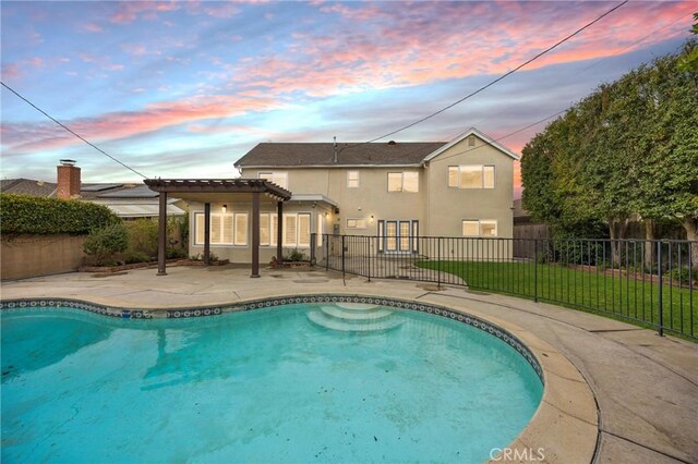 12012 Paseo Bonita, Los Alamitos, CA 90720 - view of pool with a pergola and a patio area