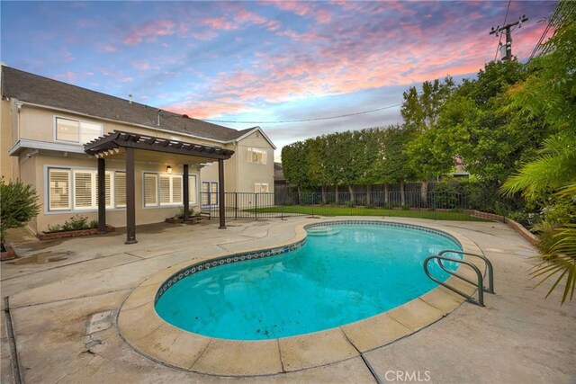 12012 Paseo Bonita, Los Alamitos, CA 90720 - view of pool featuring a pergola and a patio area