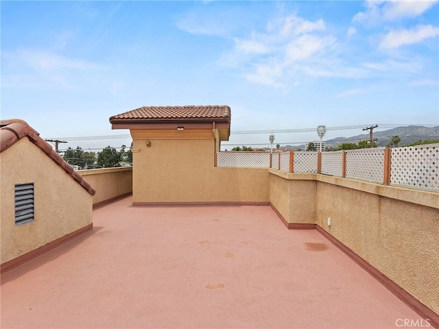 421 E Santa Anita Ave Unit 101, Burbank, CA 91501 - view of patio / terrace featuring a mountain view