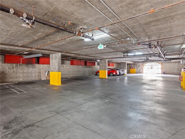 421 E Santa Anita Ave Unit 101, Burbank, CA 91501 - parking deck featuring concrete block wall