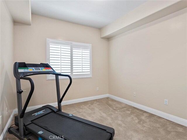 421 E Santa Anita Ave Unit 101, Burbank, CA 91501 - workout area with baseboards and carpet floors