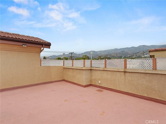 421 E Santa Anita Ave Unit 101, Burbank, CA 91501 - view of patio featuring a mountain view