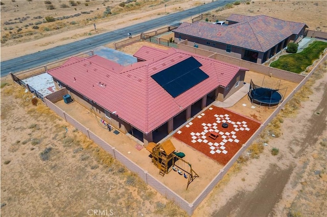 9600 S Loop Blvd, California City, CA 93505 - aerial view of property and surrounding area
