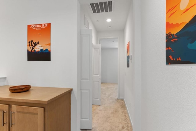 39381 Corvina Ln, Temecula, CA 92591 - corridor featuring light colored carpet and recessed lighting