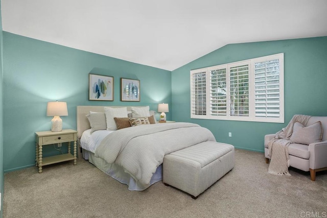 3071 Sprucewood Ln, Escondido, CA 92027 - bedroom with vaulted ceiling and carpet floors