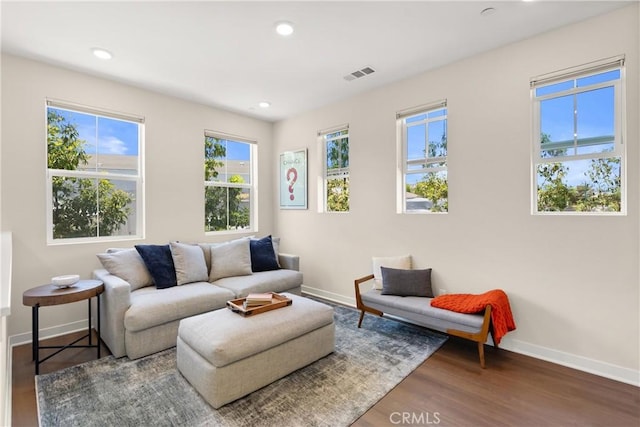 25928 Meadow Dr, San Juan Capistrano, CA 92675 - living area featuring wood finished floors and recessed lighting