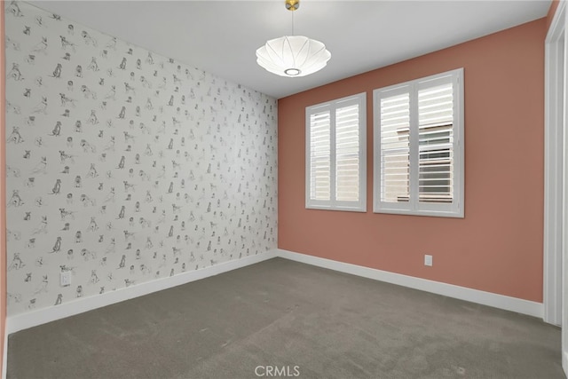 9876 Skylar Ave, Fountain Valley, CA 92708 - empty room featuring carpet floors and wallpapered walls