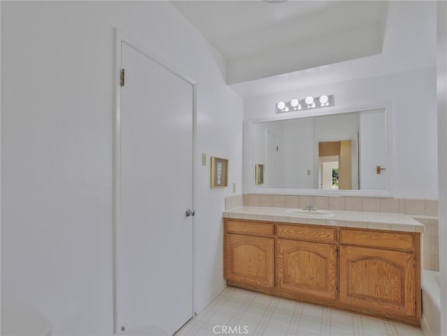 1017 Cordova Ave, Glendale, CA 91207 - bathroom with vanity and tile patterned floors