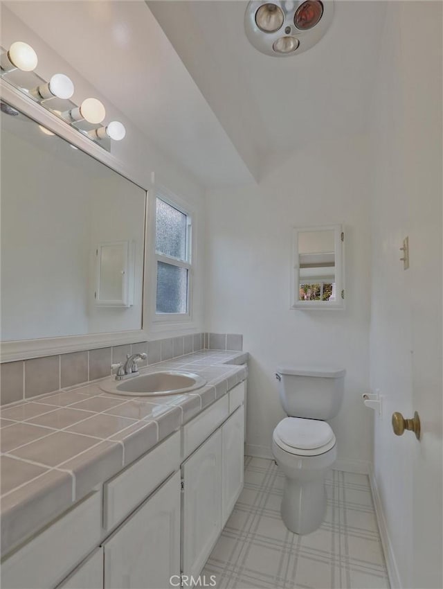 1017 Cordova Ave, Glendale, CA 91207 - half bath with vanity and tile patterned floors