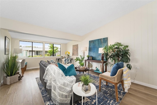 1661 Monterey Rd Unit 16G, Seal Beach, CA 90740 - living room with wood finished floors and baseboards