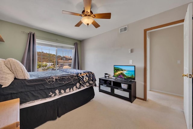 1159 Avenida Azul, San Marcos, CA 92069 - carpeted bedroom with ceiling fan and baseboards