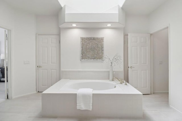 3309 Caminito Cabo Viejo, Del Mar, CA 92014 - full bathroom featuring a bath and recessed lighting