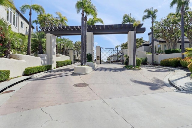 3309 Caminito Cabo Viejo, Del Mar, CA 92014 - view of street featuring a gate, curbs, and a gated entry