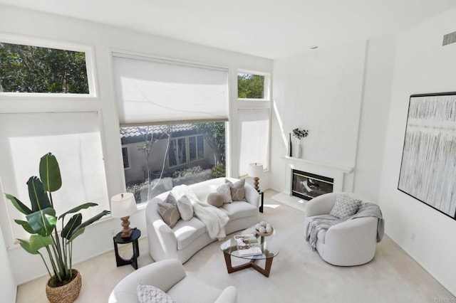3309 Caminito Cabo Viejo, Del Mar, CA 92014 - living room with carpet floors and a glass covered fireplace