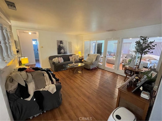 13431 Olympus Dr, Westminster, CA 92683 - living area featuring wood finished floors