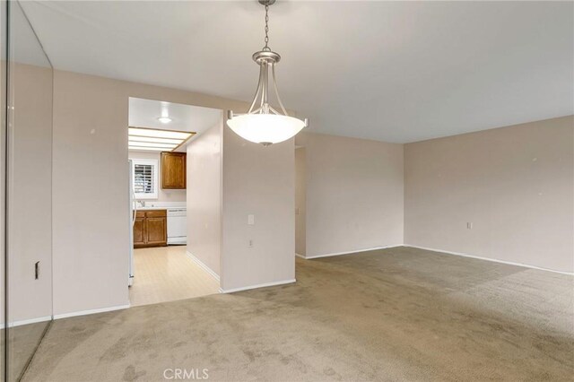 3486 Bahia Blanca W Unit 3F, Laguna Woods, CA 92637 - unfurnished room with light colored carpet and baseboards
