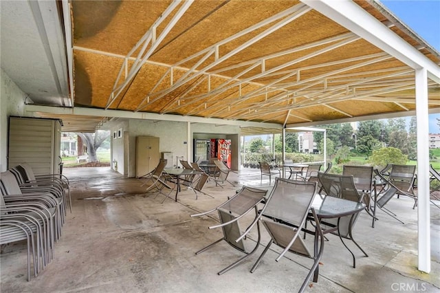 3486 Bahia Blanca W Unit 3F, Laguna Woods, CA 92637 - view of patio / terrace featuring outdoor dining area