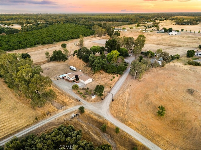 24825 Florence Ave, Corning, CA 96021 - aerial view of property and surrounding area with rural landscape