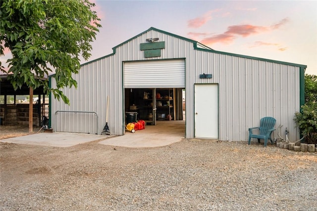 24825 Florence Ave, Corning, CA 96021 - view of outdoor structure at dusk
