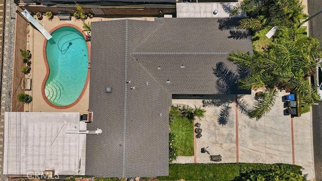 665 N Waterbury Ave, Covina, CA 91722 - drone / aerial view of a pool area