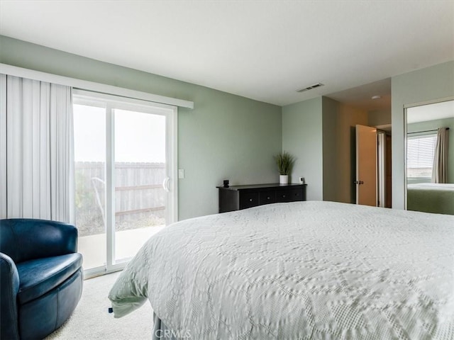 271 Vista Del Mar Unit 1, San Simeon, CA 93452 - carpeted bedroom with access to outside