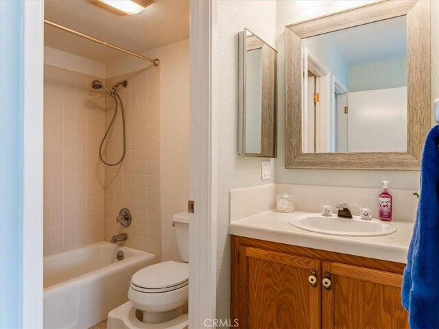 271 Vista Del Mar Unit 1, San Simeon, CA 93452 - bathroom featuring vanity and washtub / shower combination