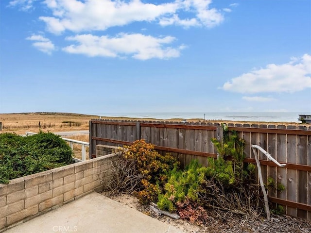 271 Vista Del Mar Unit 1, San Simeon, CA 93452 - view of patio featuring a water view