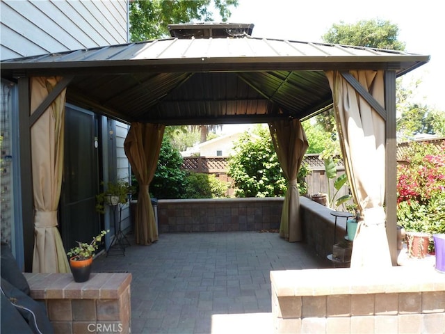 801 Weeks St, East Palo Alto, CA 94303 - view of patio / terrace with a gazebo