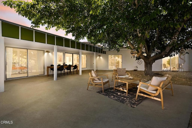 54667 Benecia Trl, Yucca Valley, CA 92284 - view of patio with an outdoor hangout area