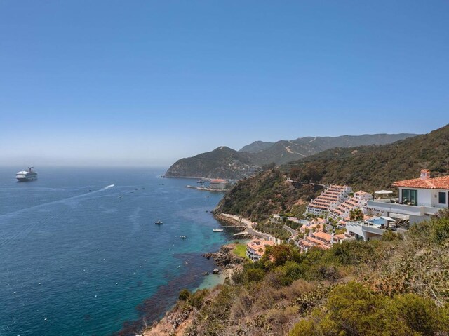 211 Mar De Cortez, Avalon, CA 90704 - water view with a mountain backdrop