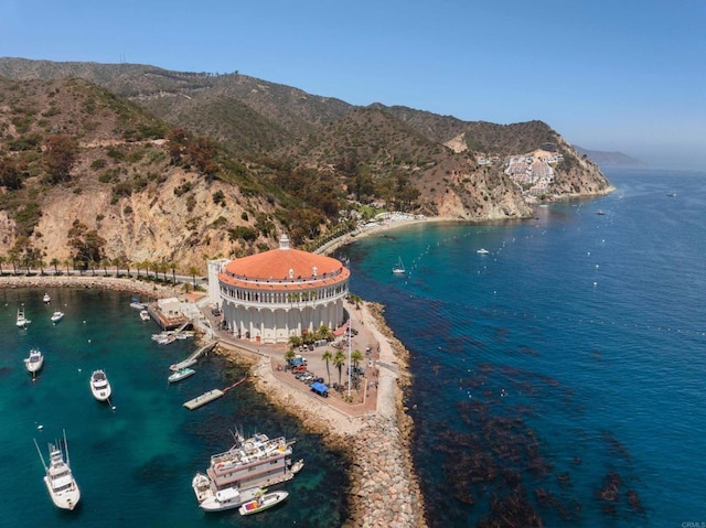 211 Mar De Cortez, Avalon, CA 90704 - aerial view of a water and mountain view