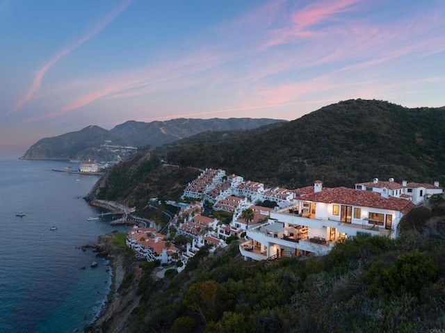 211 Mar De Cortez, Avalon, CA 90704 - view of mountain backdrop with a large body of water