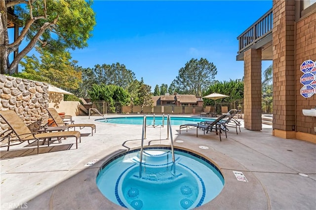 51 Sea Pine Ln, Newport Beach, CA 92660 - community pool featuring a hot tub and a patio