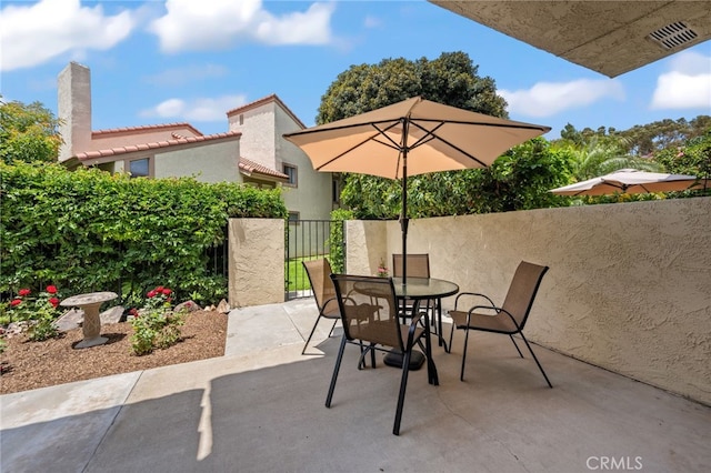 18325 Gum Tree Ln, Huntington Beach, CA 92646 - view of patio / terrace featuring outdoor dining space